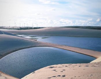 Lençóis cearenses em Icaraí de Amontada