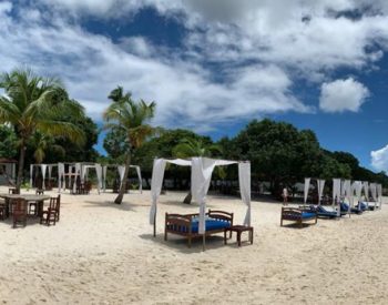 Lagoa paradisíaca em Jericoacoara